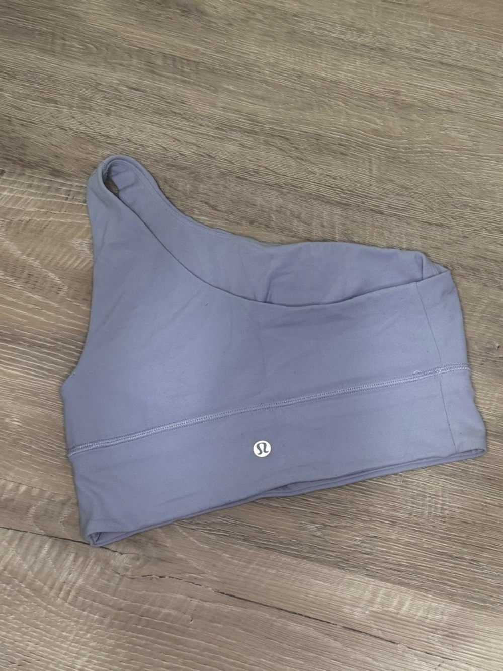 lululemon athletica One-Shoulder Sports Bra in Dusty Lavender